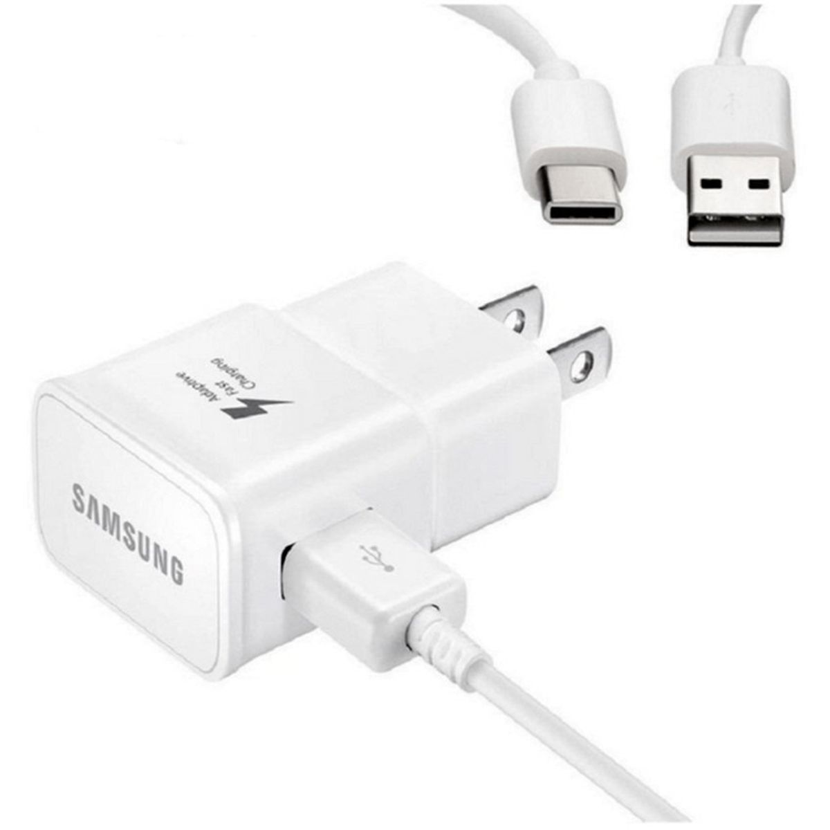 SAMSUNG - Cargador Samsung A50 A30 Carga Rapida 5v/2.0A  Blanco