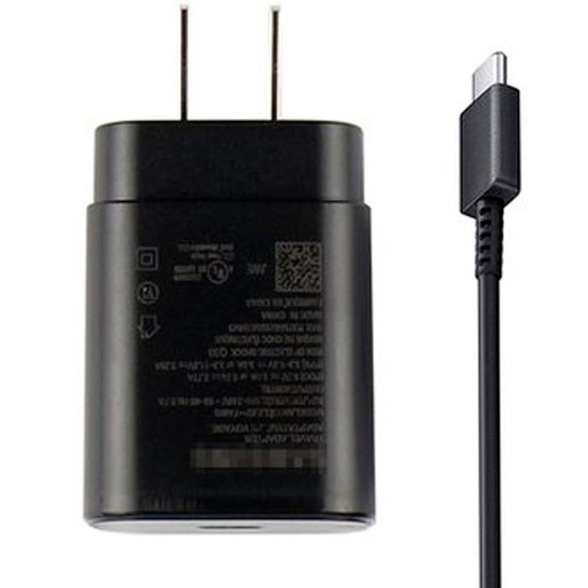 SAMSUNG - Cargador samsung super carga 25w tipo c original - negro