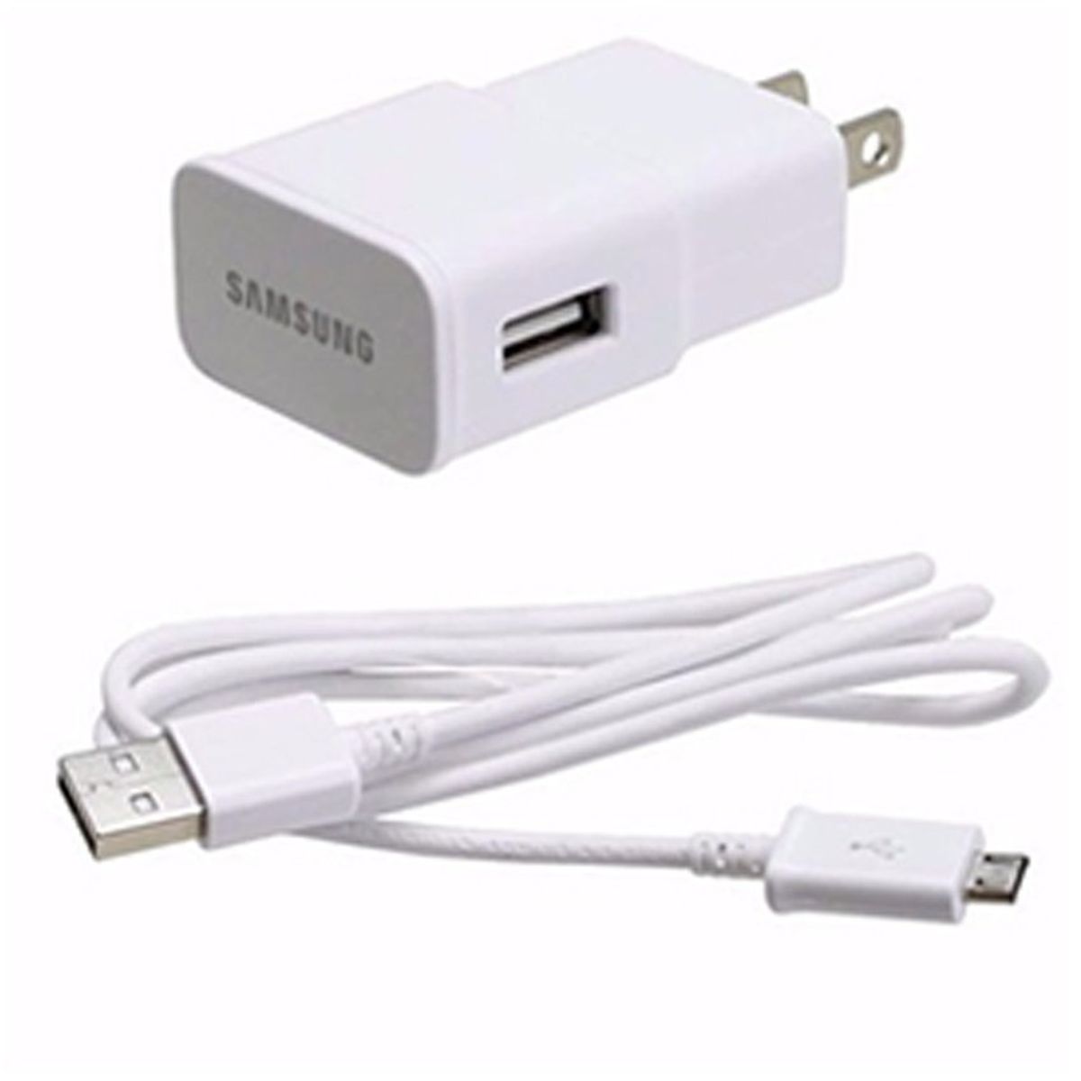 GENERICO - Cargador  Cable Micro V8 para j5 155a blanco