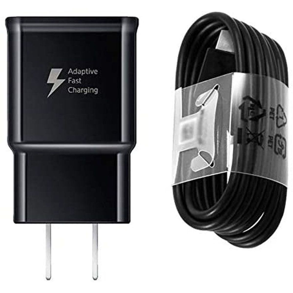 GENERICO - Cargador carga rápida s9 Cable Tipo-C Negro