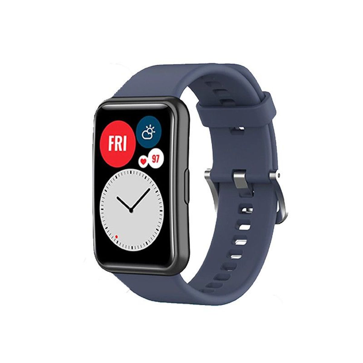 GENERICO - Correa Para Huawei Watch Fit Azul Gris