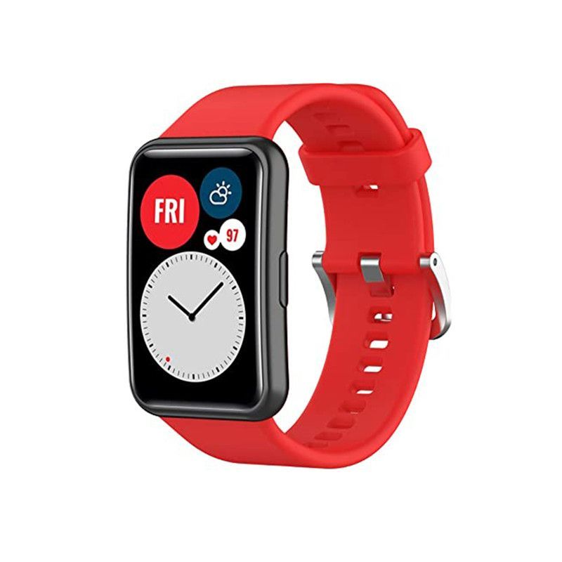 GENERICO - Correa Para Huawei Watch Fit Rojo