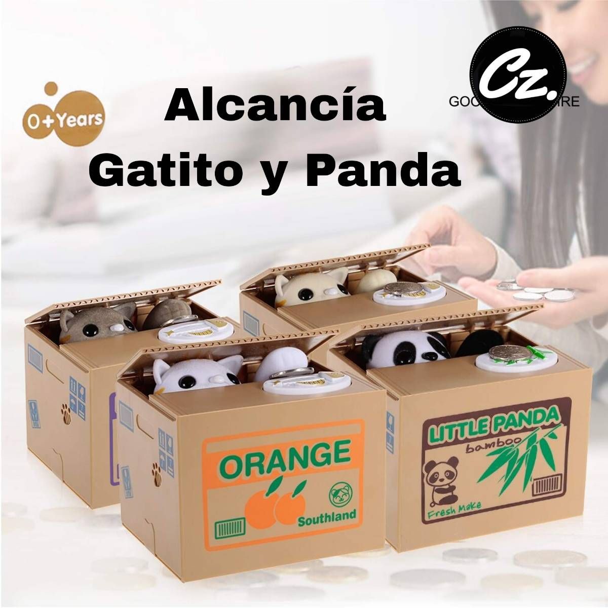GENERICO - Alcancía Divertida De PANDA Box Con Diseño