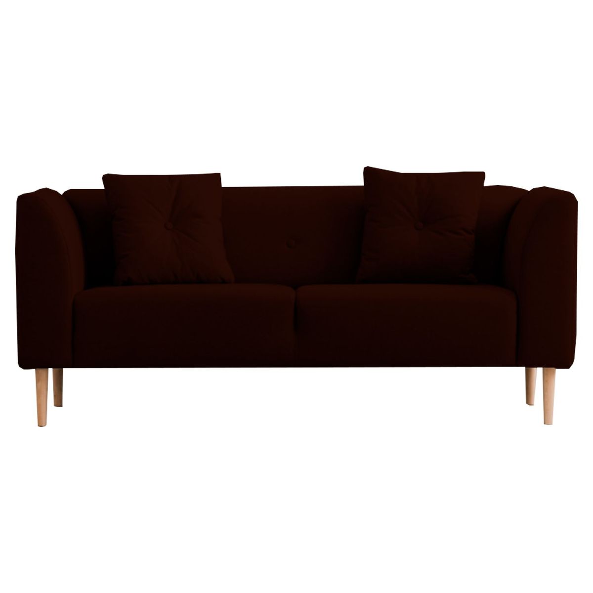 HOME PREMIUM - Sofa 2 Cuerpos Rory Chocolate
