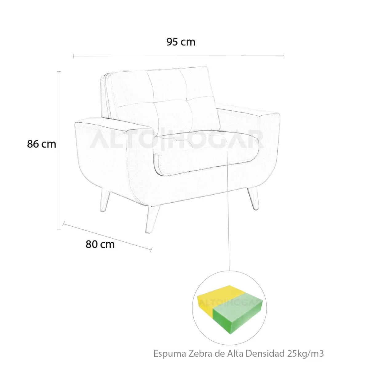ALTO HOGAR - Juego de Sala 3 2 1 Kayruth Verde Botella Tapiz Antifluido