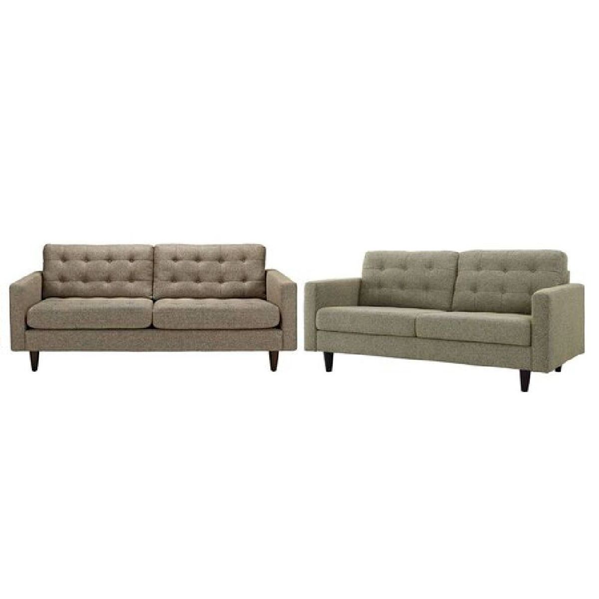 ALTO HOGAR - Juego de Sala 3 2 Lisanne Marrón