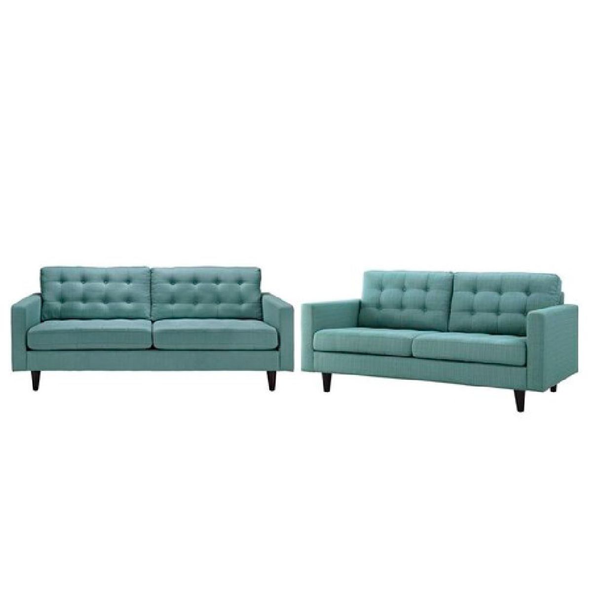 ALTO HOGAR - Juego de Sala 3 2 Lisanne Azul