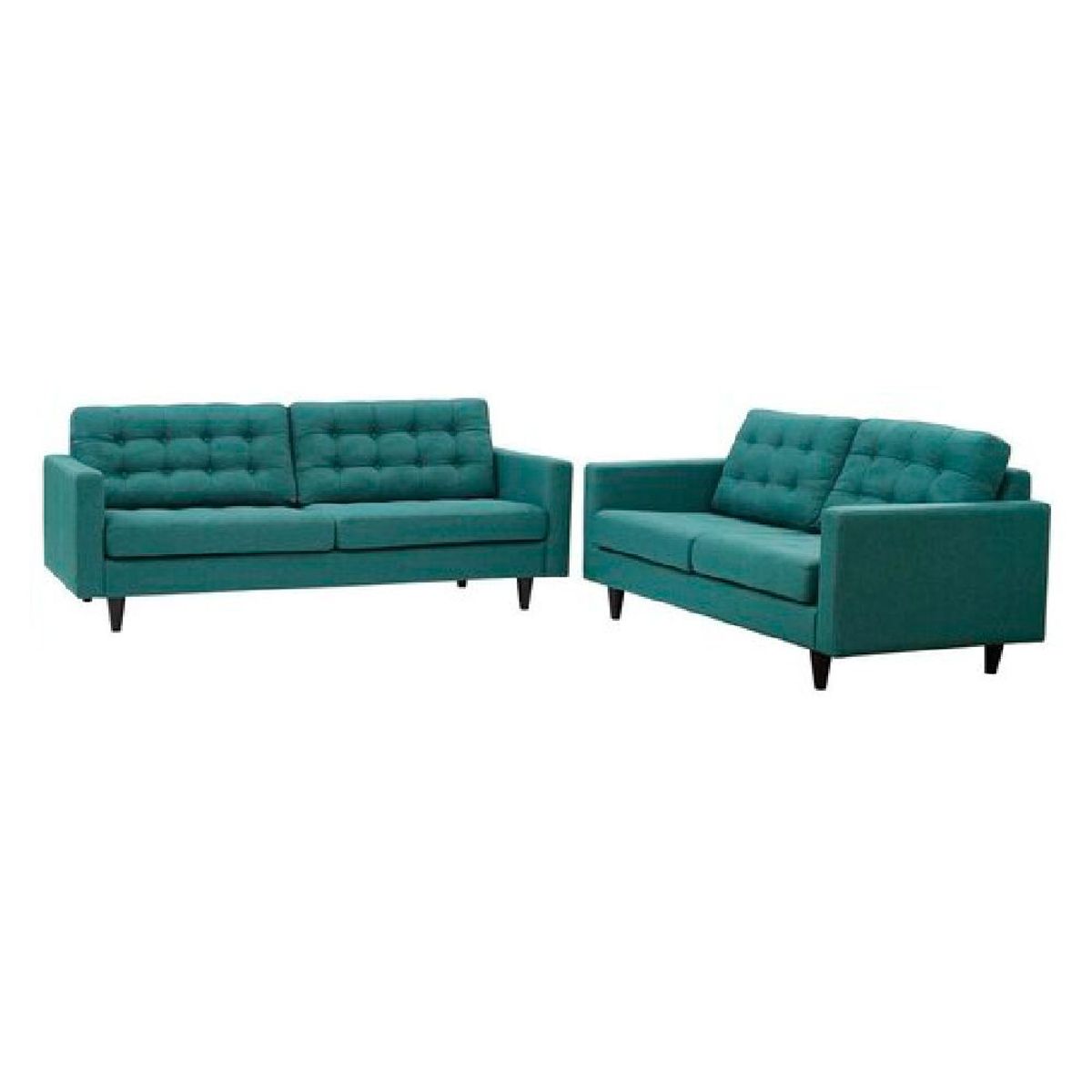 ALTO HOGAR - Juego de Sala 3 2 Lisanne Verde Mar
