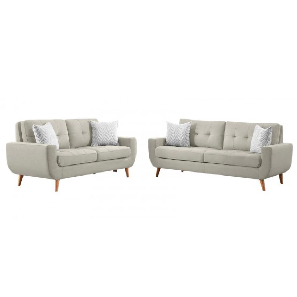 ALTO HOGAR - Juego de Sala Vintage 3 2 Kayruth Gris