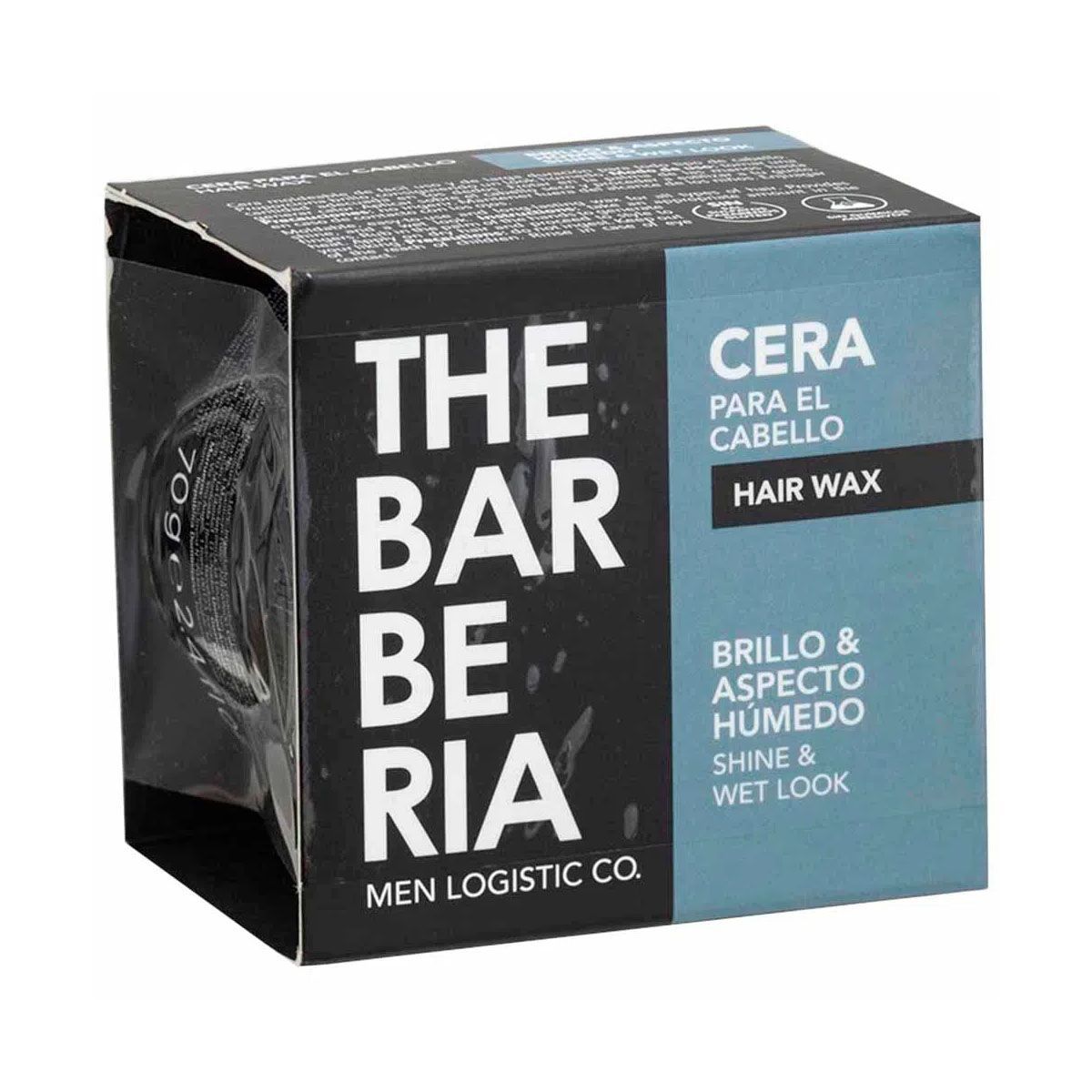 THE BARBERIA - Cera para Cabello Brillo y Aspecto Húmedo Pota 70g The Barberia