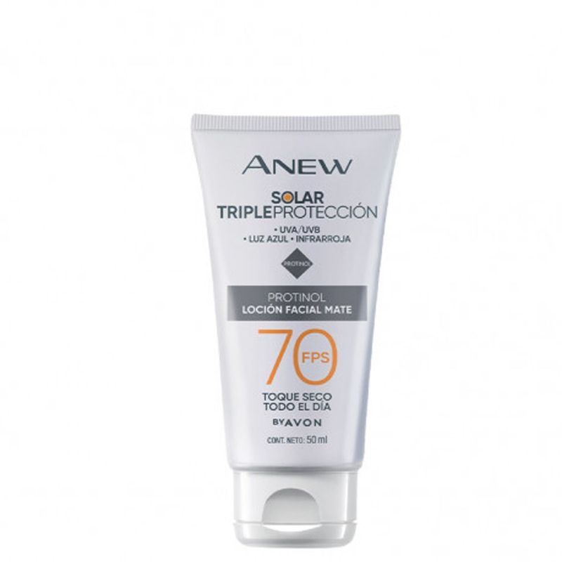 AVON - Anew Solar Triple Protección Loción Facial Mate FPS 70