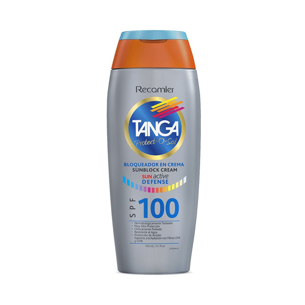 RECAMIER - Bloqueador Solar en Crema FPS 100 Tanga Recamier