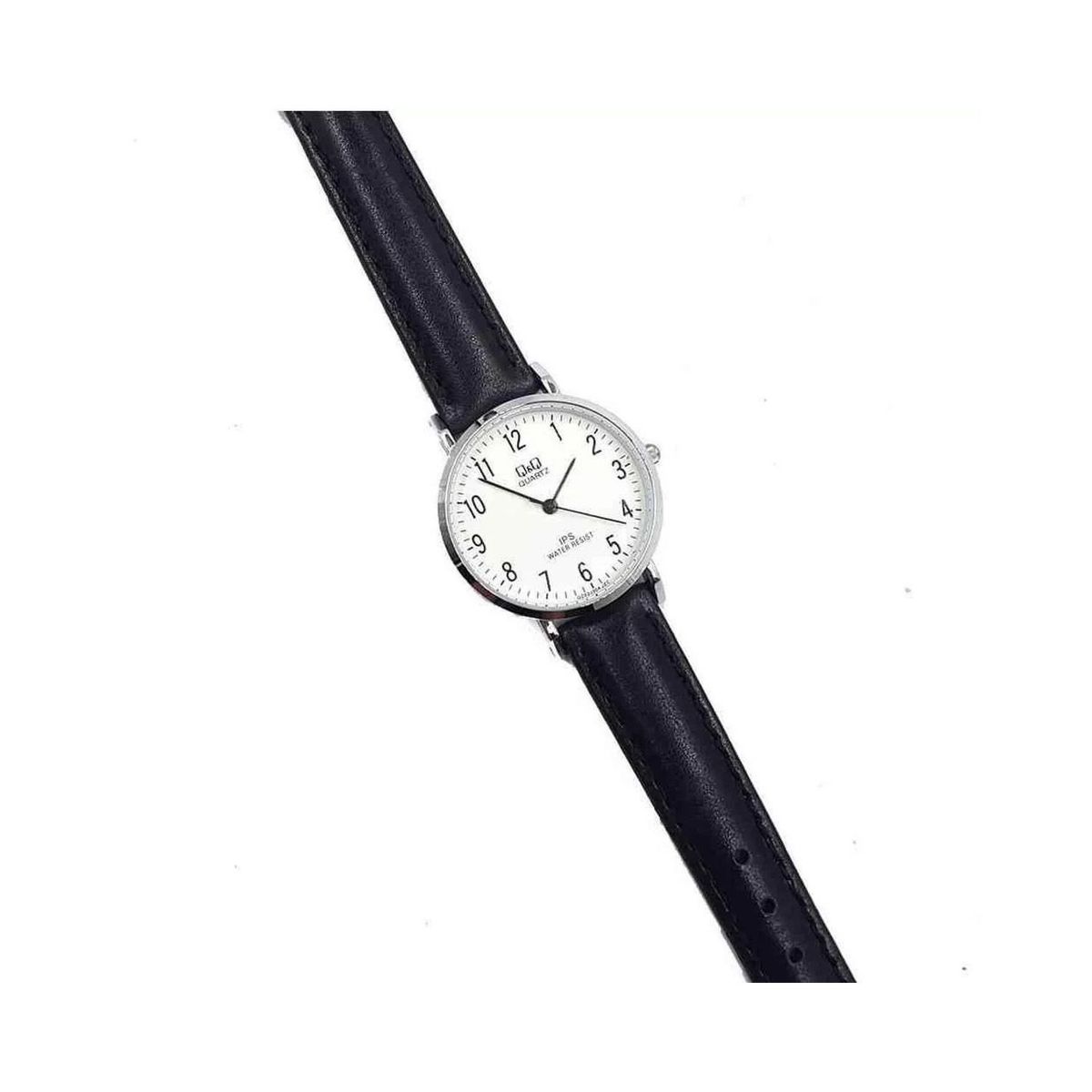 Q&Q - Reloj para Mujer QQ Cuero Negro