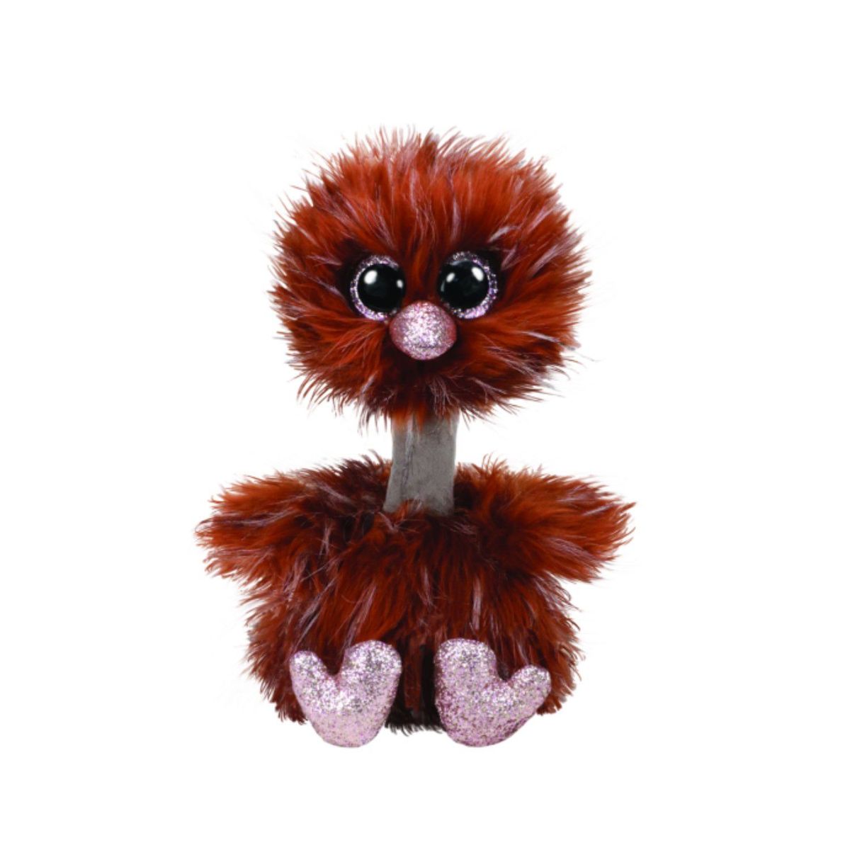 TY - PELUCHE TY BEANIE BOOS ORSON AVESTRUZ CAFÉ REGULAR 36283