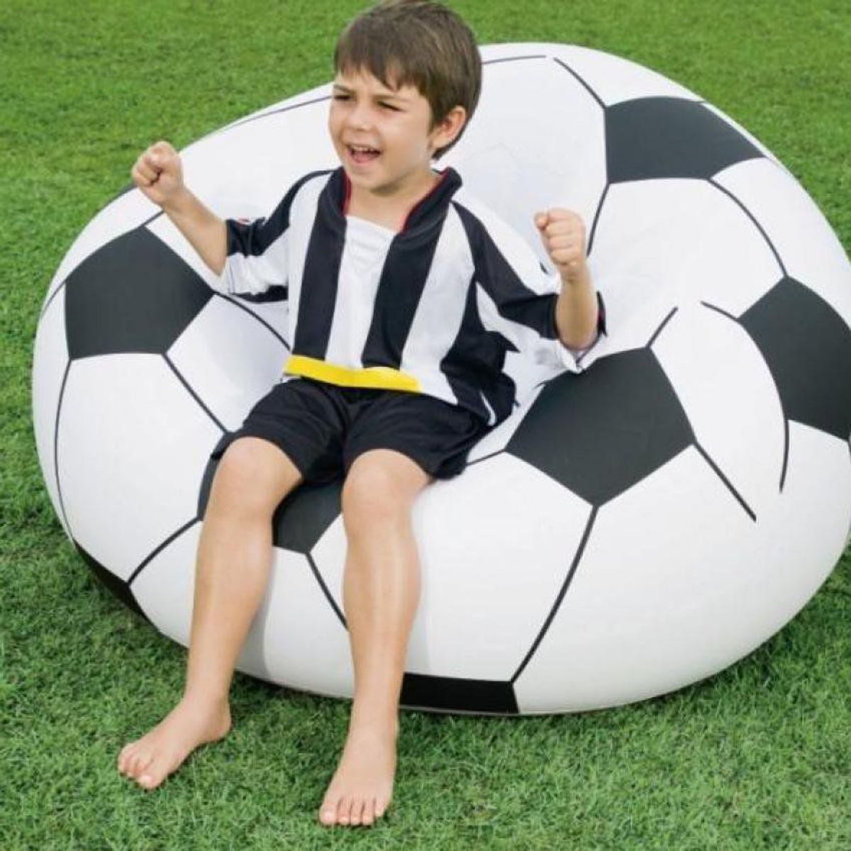BESTWAY - Sillón inflable de pelota futbol - bestway