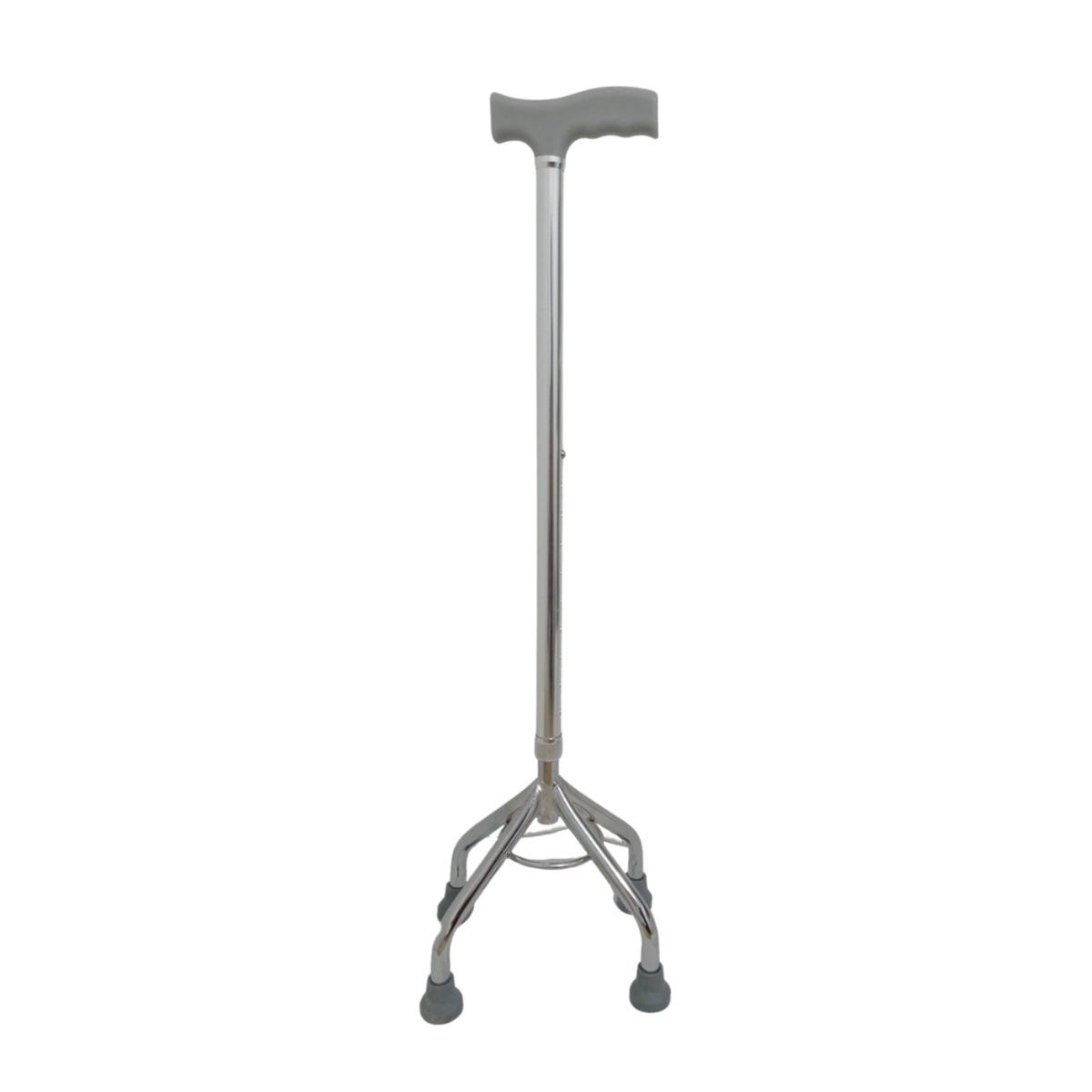 GENERICO - Bastón Regulable De Aluminio De 4 Patas Altas Mango Tipo T