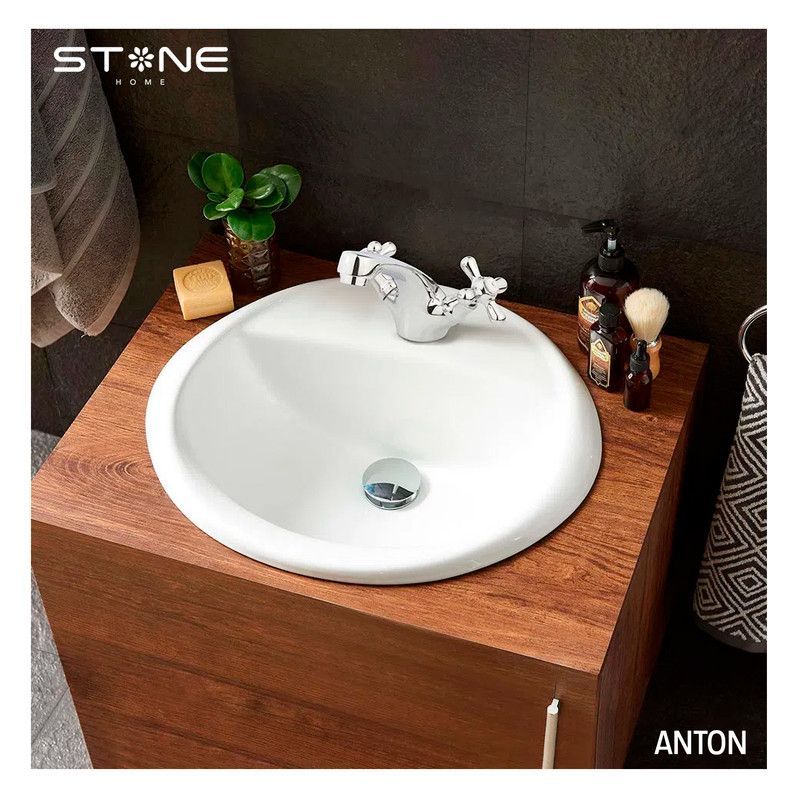 STONE - LAVAMANOS  P EMPOTRAR ANTON BLANCO STONE