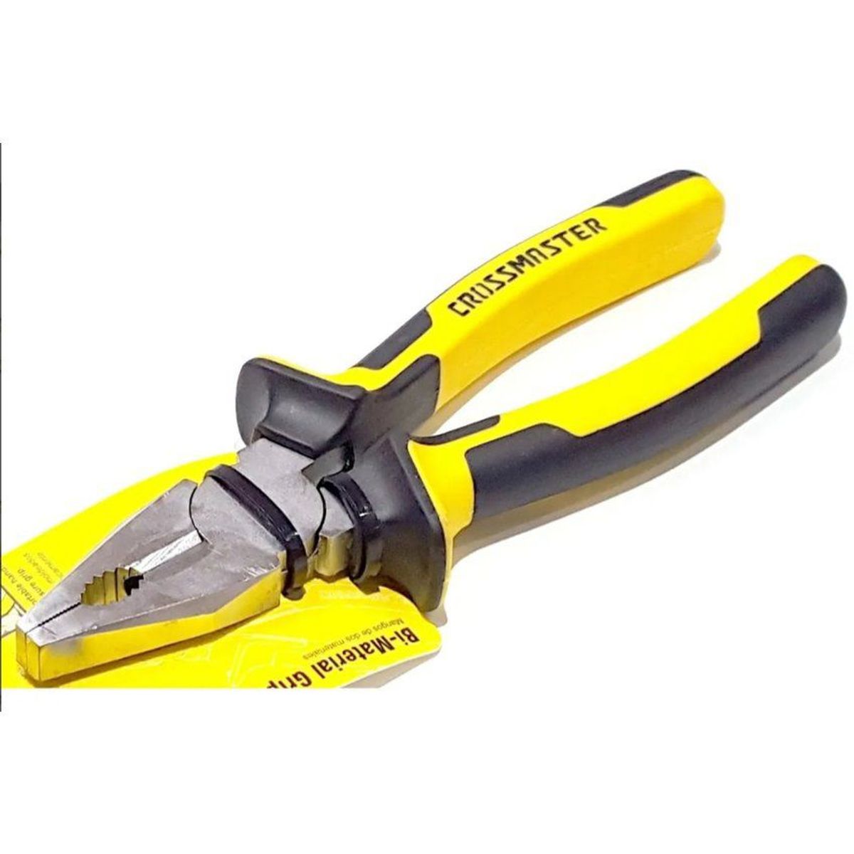GENERICO - Alicate Universal 8" Profesional Crossmaster 9970318 - Amarillo