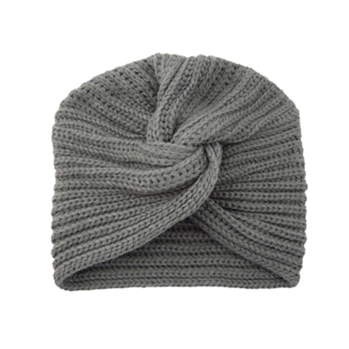 KAST PE - Turbante mujer beanie gorro tejido - Gris