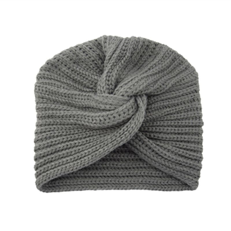 KAST PE - Turbante mujer beanie gorro tejido - Gris