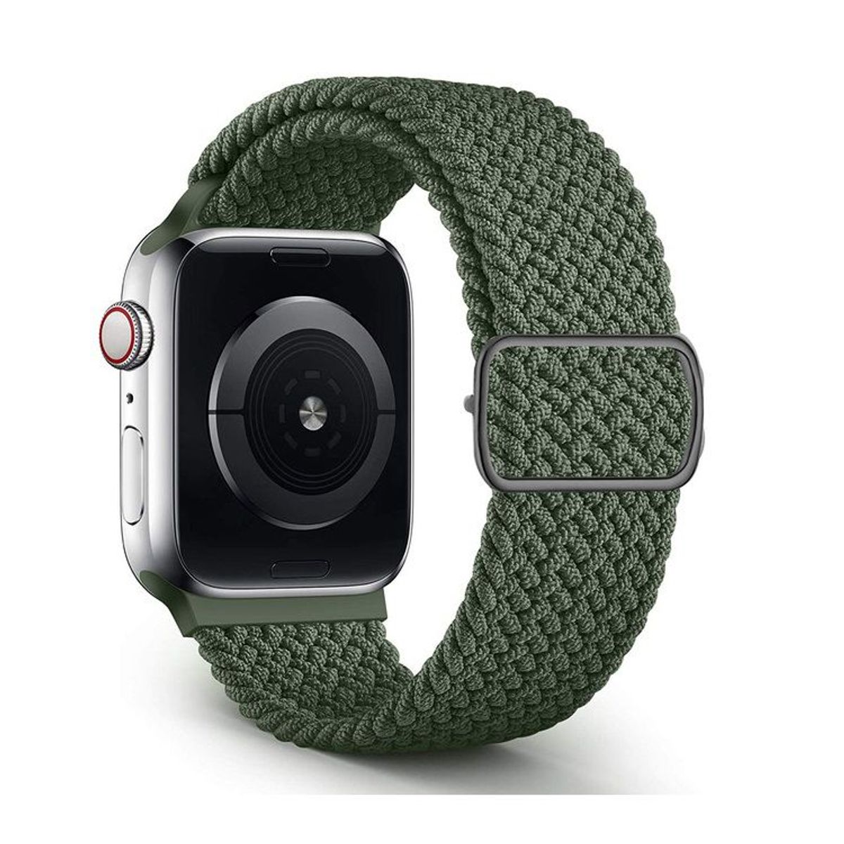 GENERICO - Correa Nylon X Trenzado - APPLE WATCH 42mm - 44mm - 45mm - 49mm - Verd