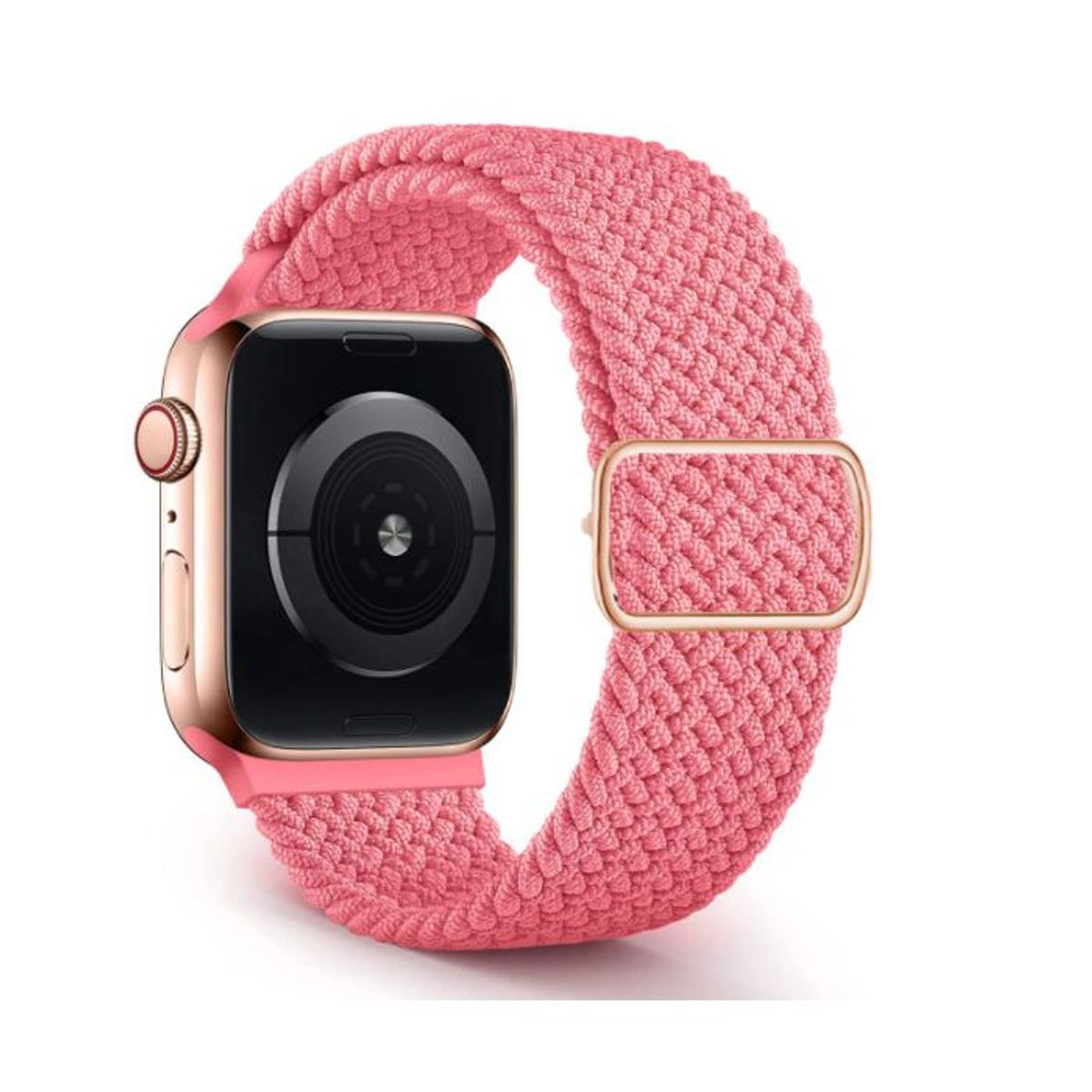 GENERICO - Correa Nylon X Trenzado para APPLE WATCH 41mm - 40mm - 38mm - Rosa