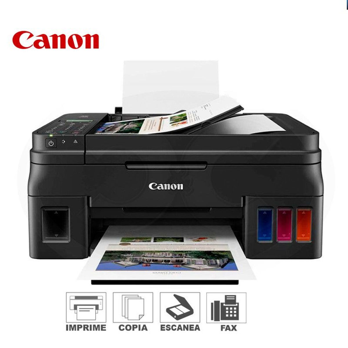 CANON - Impresora Canon Pixma G4110 Imprime Escanea Copya Fax Usb Wi-fi