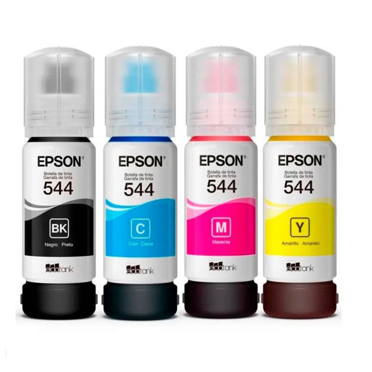 EPSON - Combo kit Tinta Epson T544 4Colores L1110 L3110 L3150 L5190