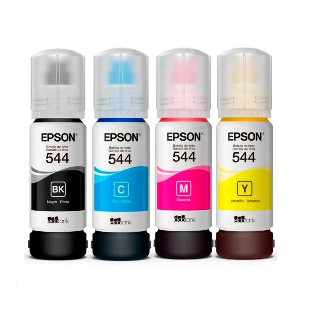 EPSON - Combo kit Tinta Epson T544 4Colores L1110 L3110 L3150 L5190