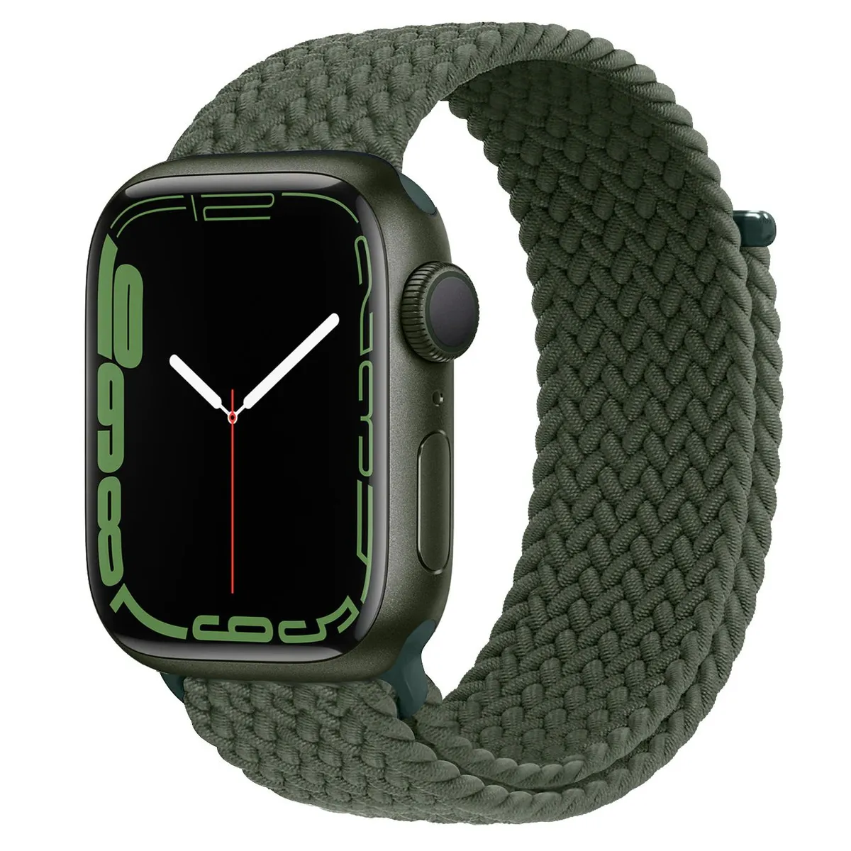 GENERICO - Correa Nylon Trenzado - APPLE WATCH 42mm - 44mm - 45mm - 49mm - Verde