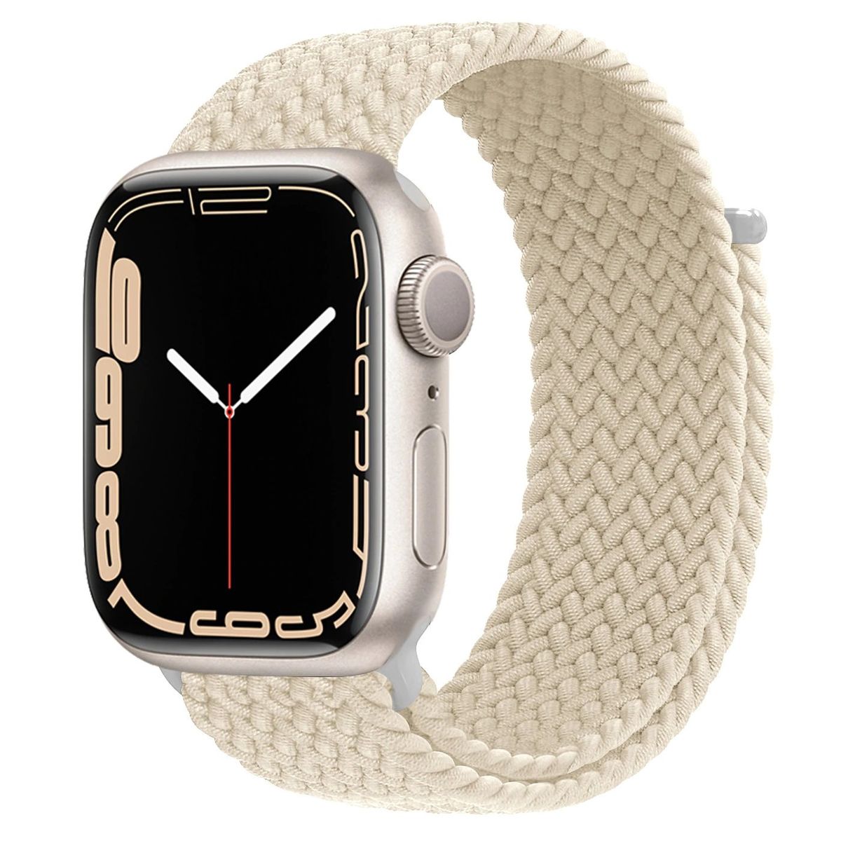 GENERICO - Correa Nylon Trenzado - APPLE WATCH 42mm - 44mm - 45mm - 49mm - Crema