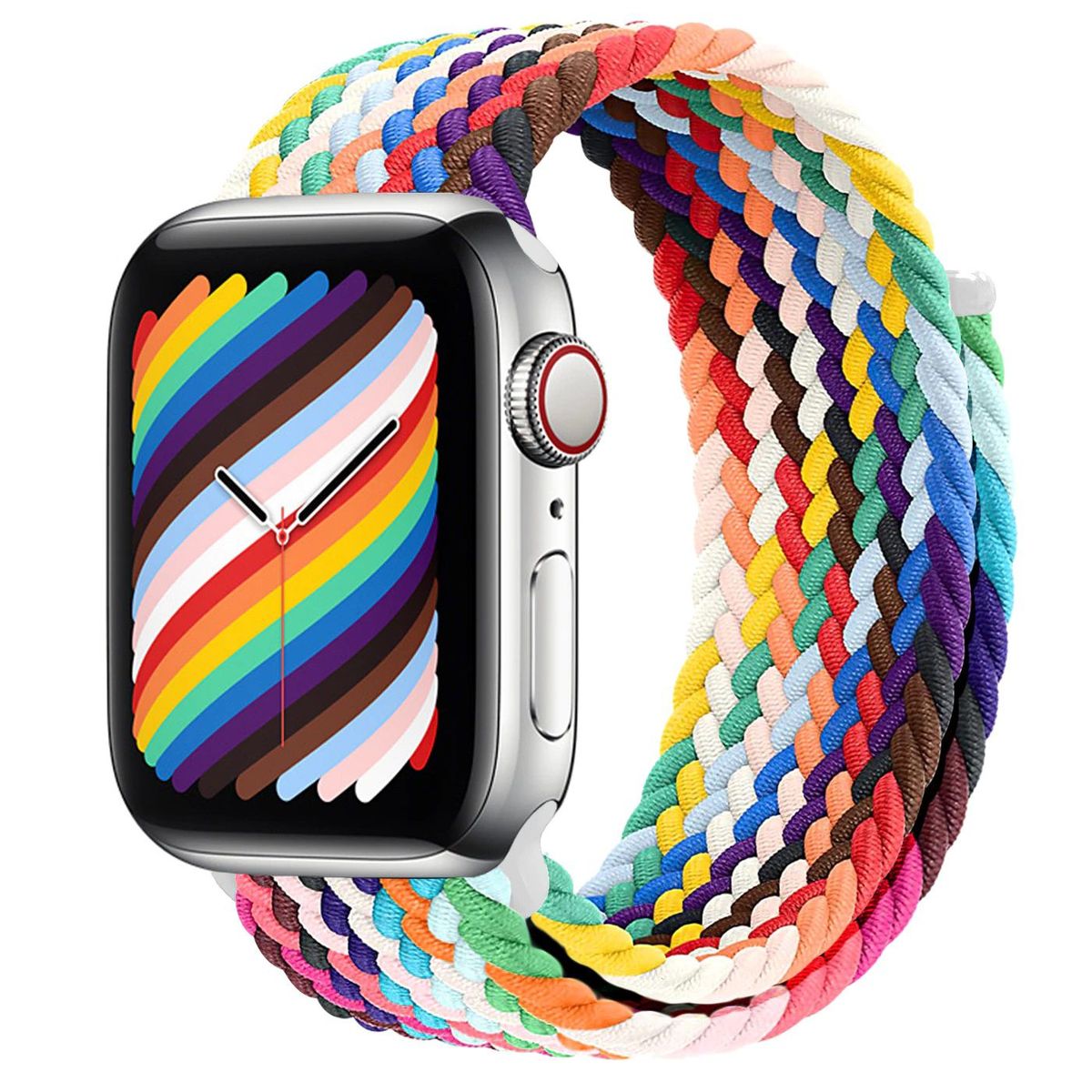 GENERICO - Correa Nylon Trenzado - APPLE WATCH 41mm - 40mm - 38mm - Multicolor