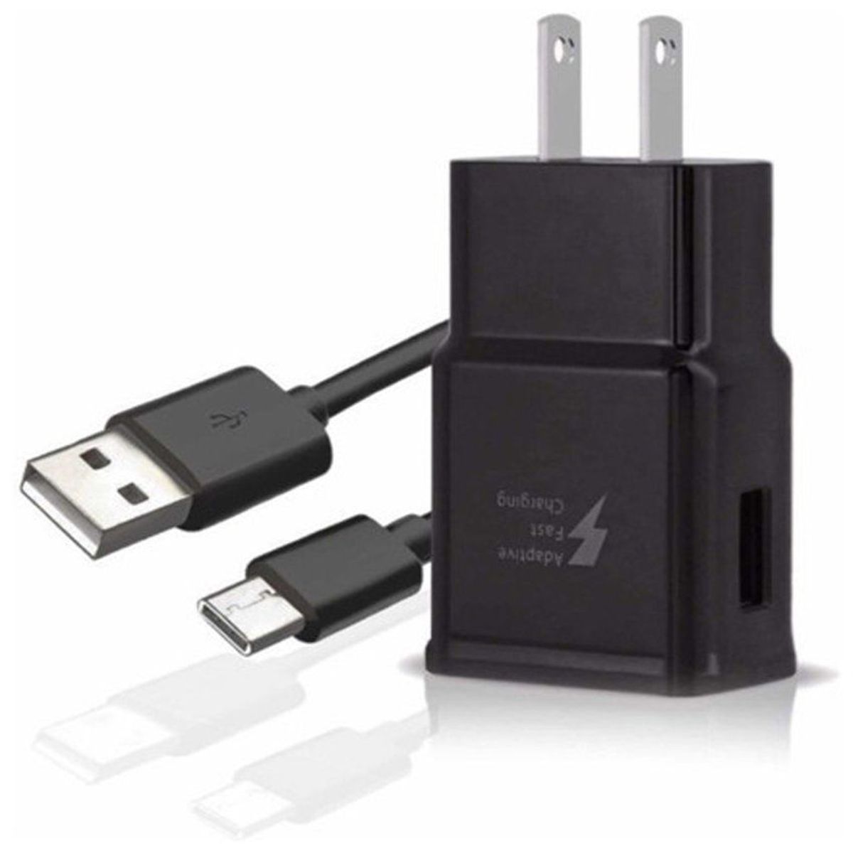 SAMSUNG - Cargador De Carga Rapida Adaptador Usb-C Galaxy A20 A30 A50 Negro