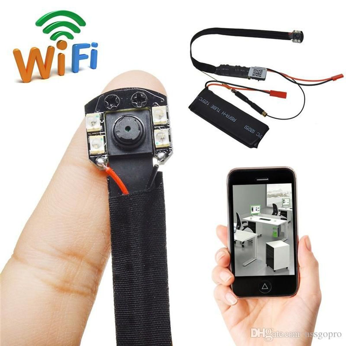 OEM - Camara Espia Wifi - Solumatica - Para Celular Nocturna