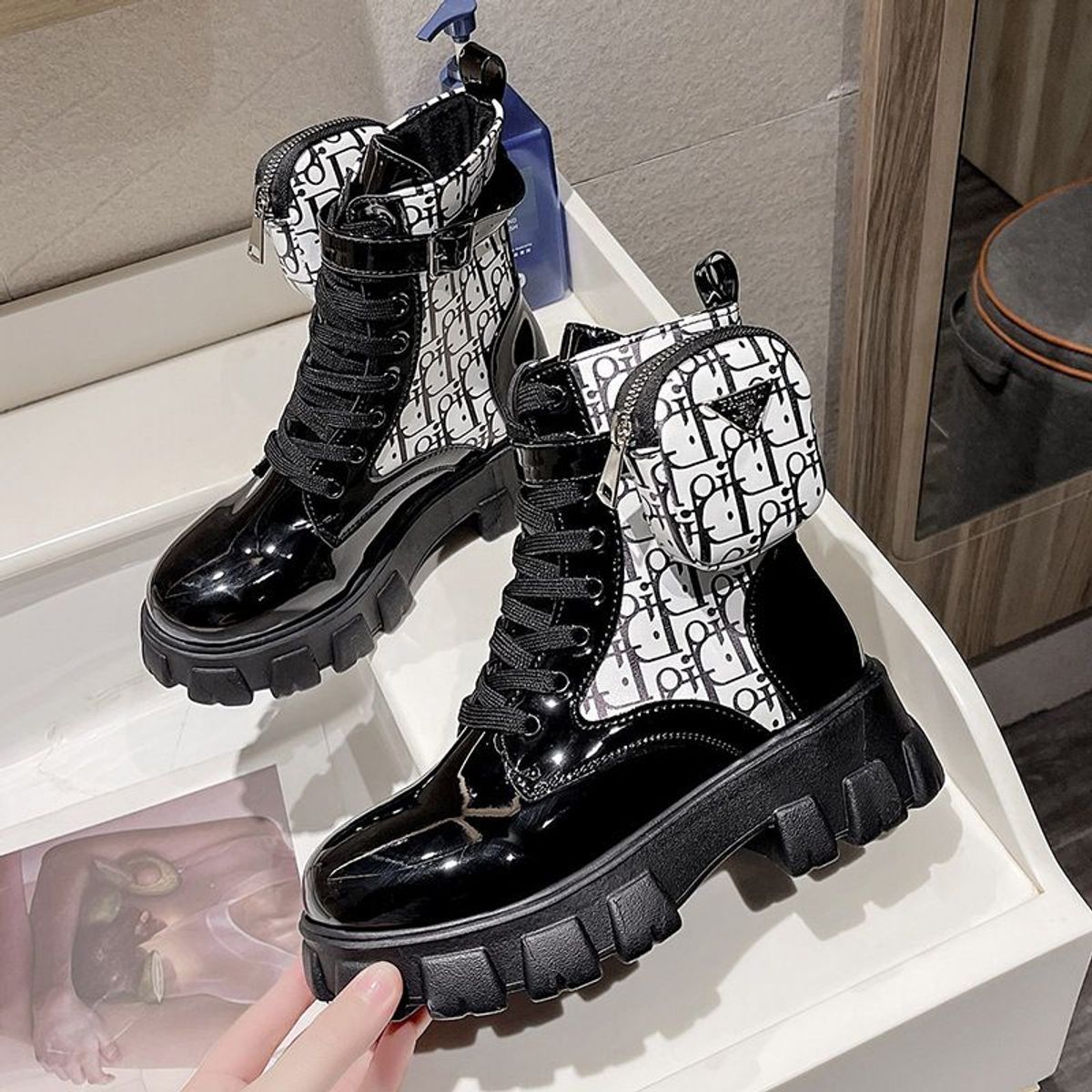 BLWOENS - Bototos mujer caña alta   botas mujer zapatos