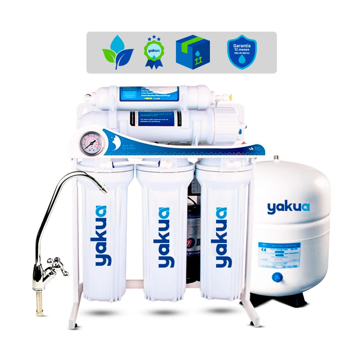 HIDROTEK - osmosis inversa 100 gpd 5 etapas YAKUA