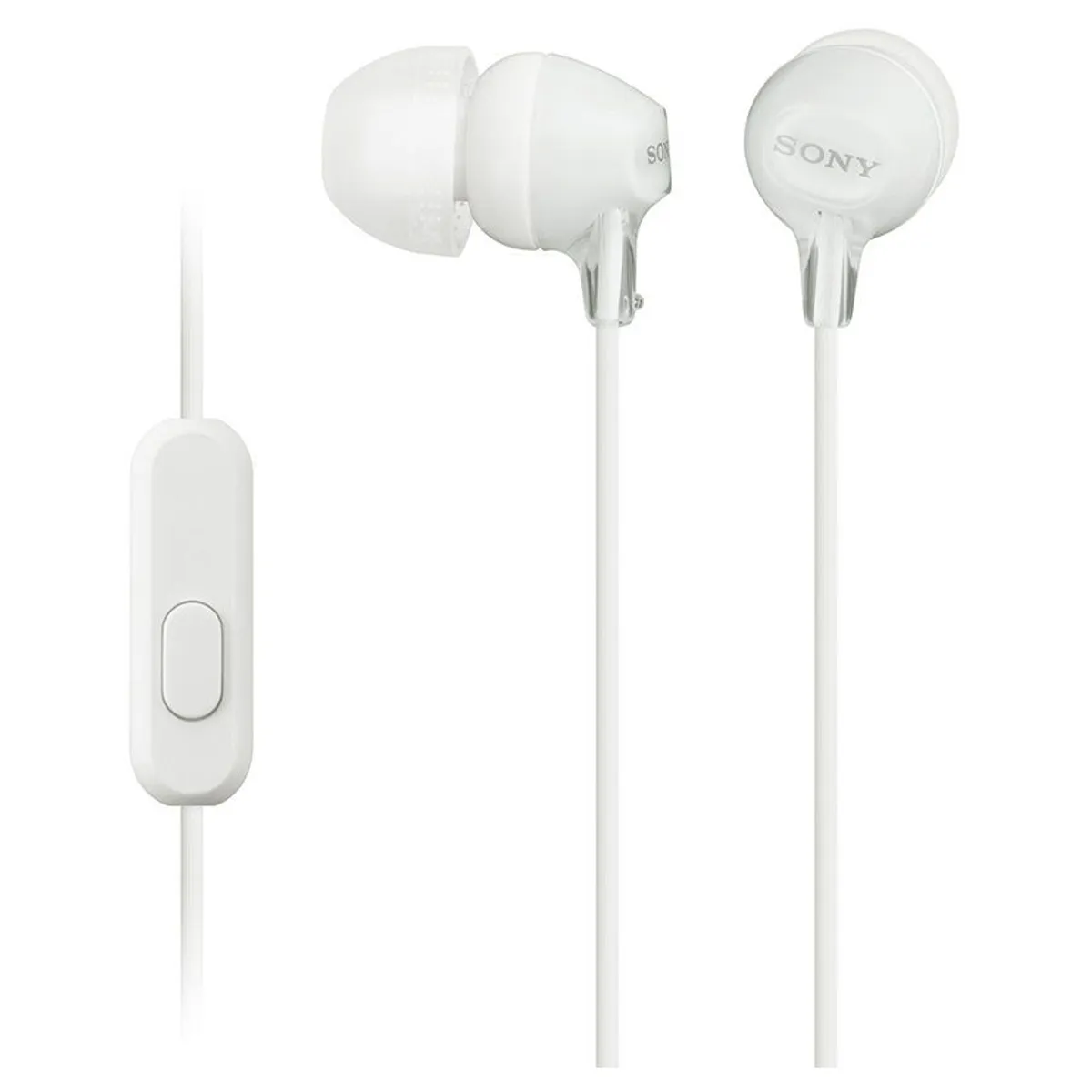 SONY - Audífonos sony in ear mdr-ex15lp extra bass - blanco