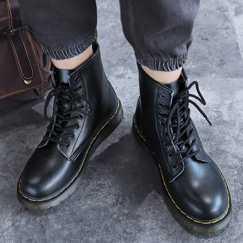 De Cuero Hombre Zapatos Tipo Bota Hombre Zapato Outfit Con Botines
