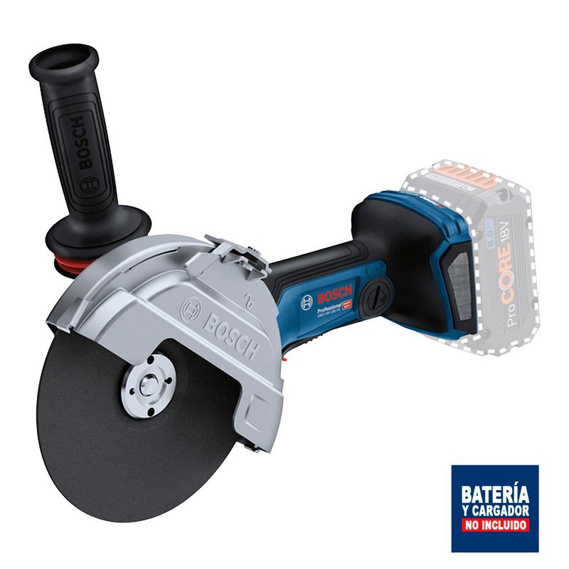 BOSCH - Amoladora Inalámbrica GWS 18v-180 PC Biturbo Bosch Baretool