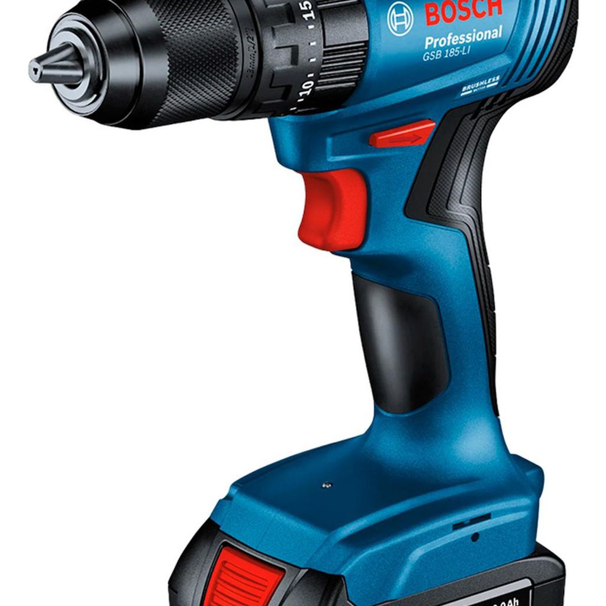 BOSCH - Taladro Percutor Bosch GSB 185-LI BL 18V Brushless 2 Bateria