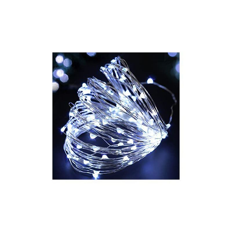 GENERICO - Luz Led Decorativa Fija e Intermitente Blanco  Pilas Alkalinas