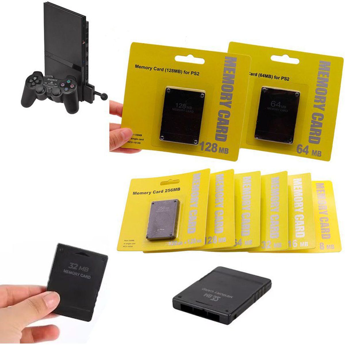 GENERICO - Memoria card ps2 play station 2 tarjeta memory card 8gb