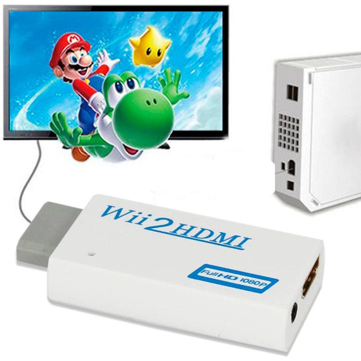 GENERICO - Adaptador Wii HDMI para Nintendo Wii