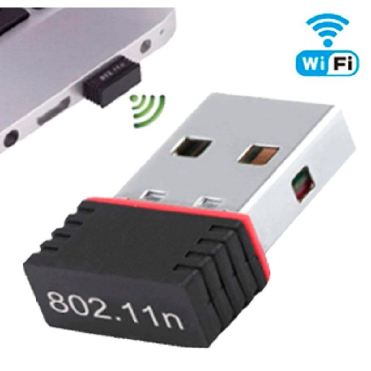 SEISA - Receptor usb wifi 150 mbps inalambrico usb 2.0