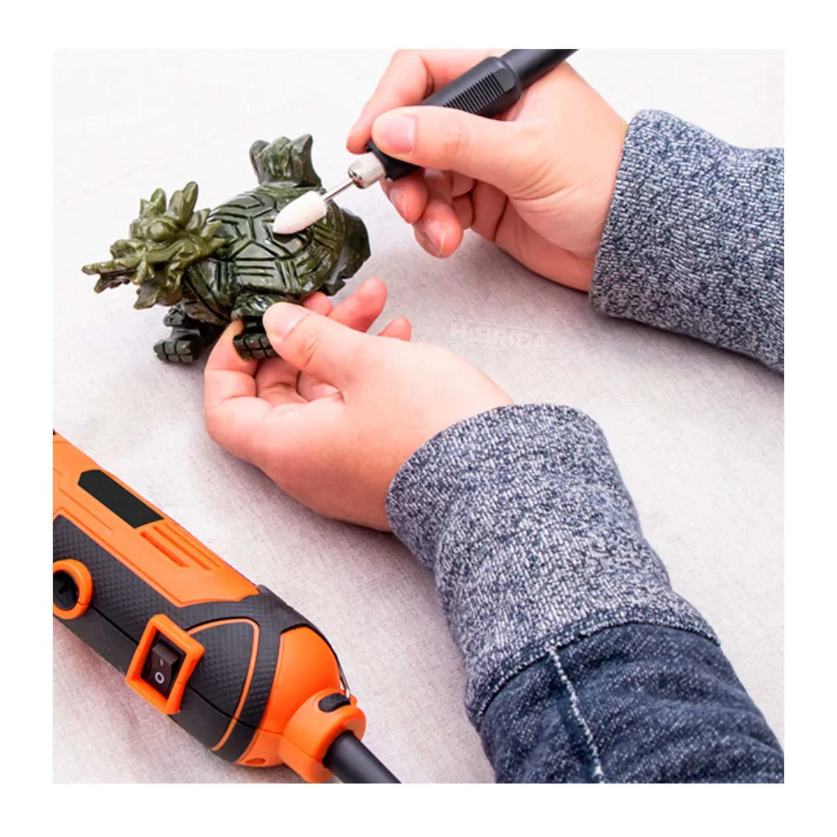 GENERICO - MINI TORNO 200W MINI DRILL CON ACCESORIOS MULTIPROPÓSITO