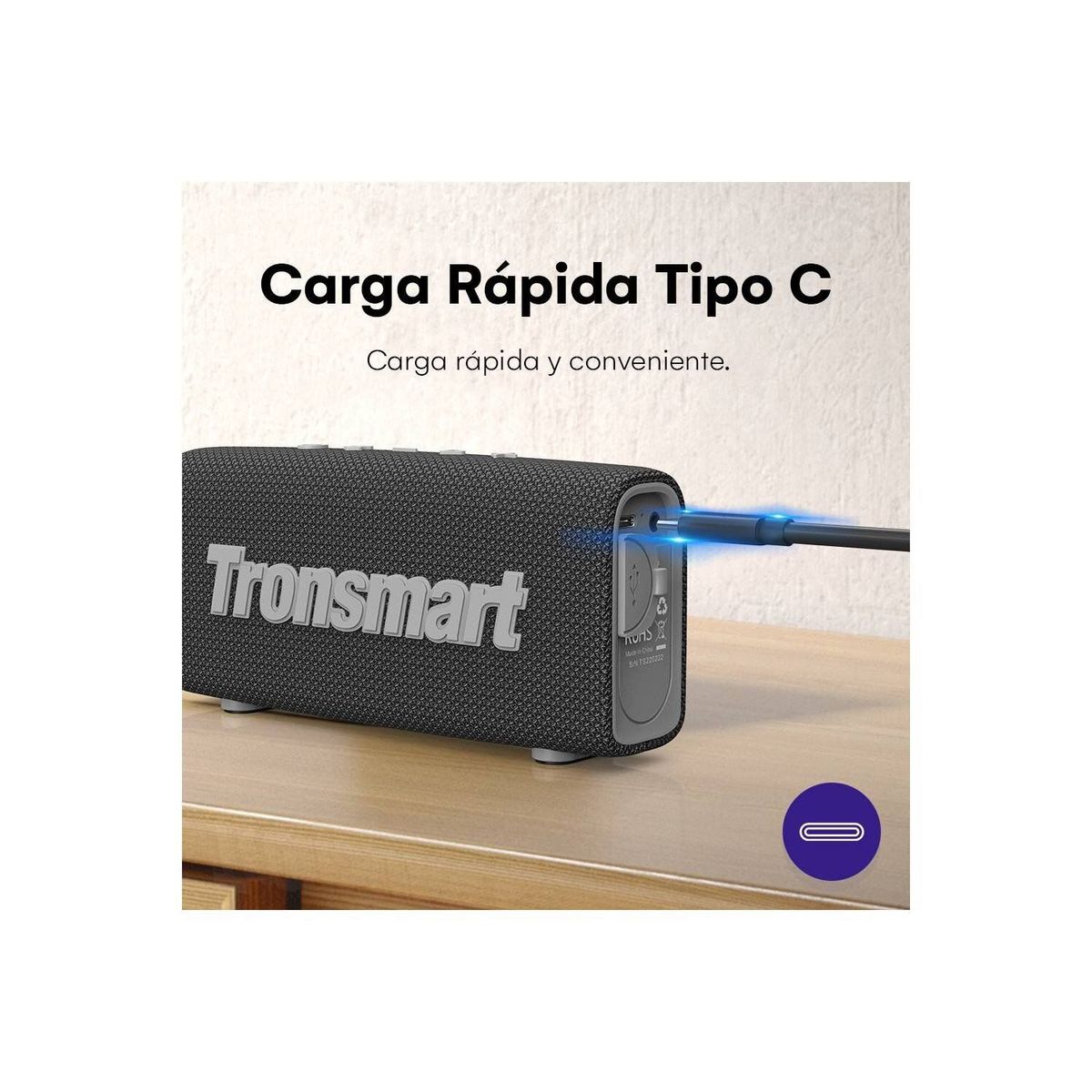 TRONSMART - Parlante Bluetooth Trip SoundPulse 10W IPX7