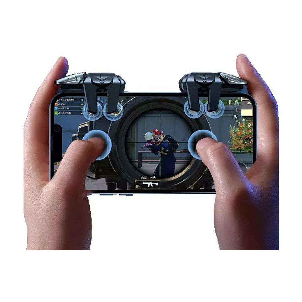 GENERICO - Gatillos para celular l1 r1 botones free fornite cod nueva versión 2.0