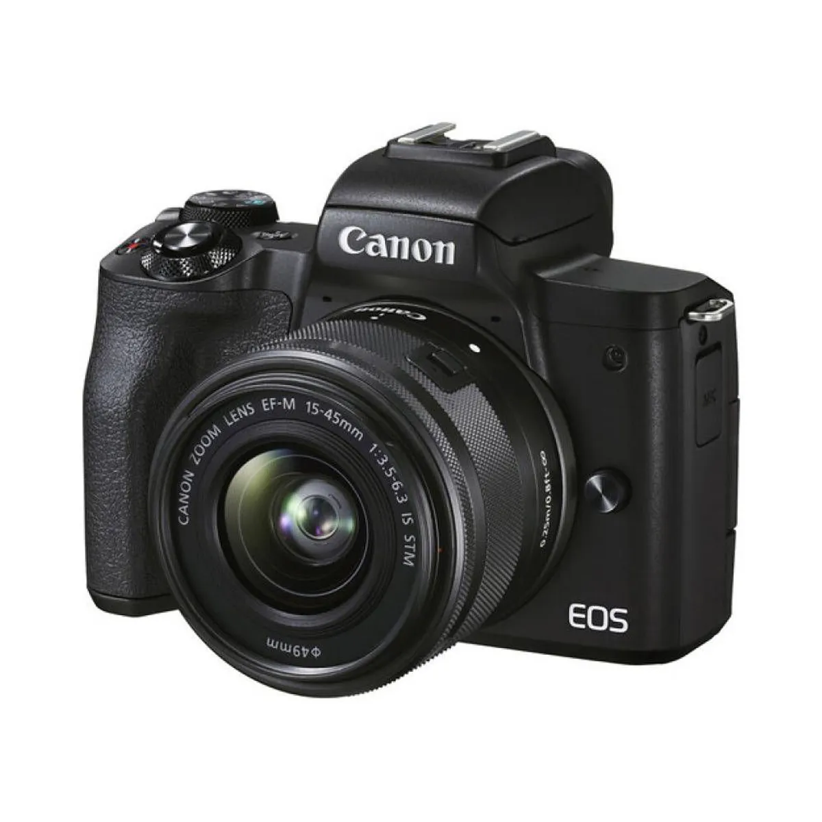 CANON - Canon EOS M50 Mark II Mirrorless Camera with 15-45mm Lens - Negro