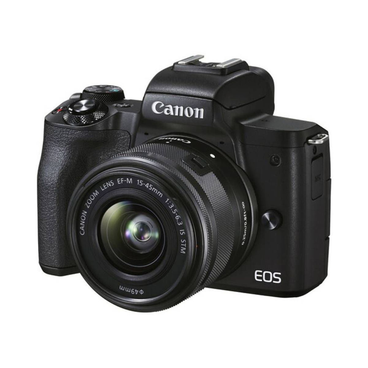 CANON - Canon EOS M50 Mark II Mirrorless Camera with 15-45mm Lens - Negro