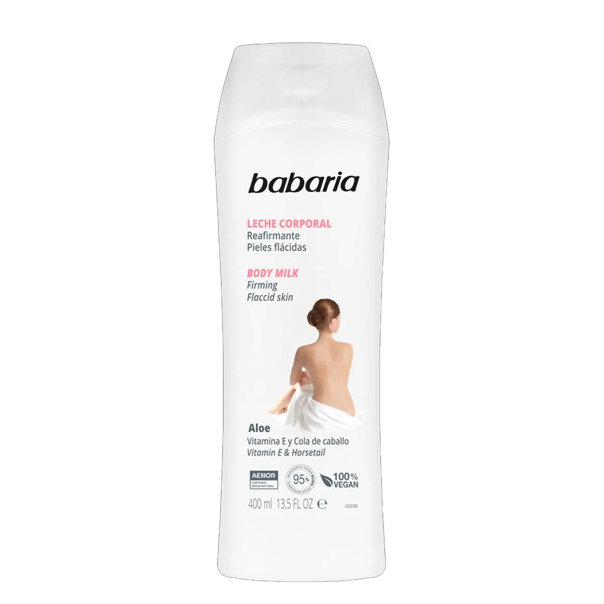 BABARIA - Body Milk Reafirmante con Vitamina E Babaria 400ml